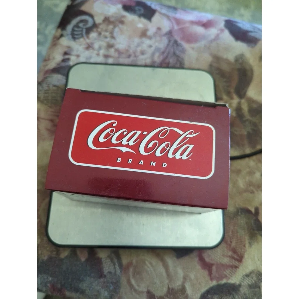Coca Cola 1997 Nostalgic Red Fountain Service Sugar Packet Caddy Vintage